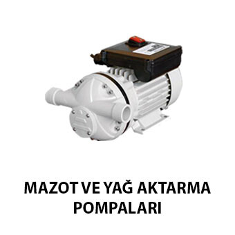 Mazot ve Yağ Aktarım Pompaları