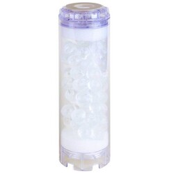 Aquafer 10 inç Silifoz Kireç Önleyici Tüp Filtre Kartuşu Şeffaf - 1