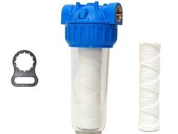 Aquafer 10 İnch İp Sargılı 10 Mikron Su Filtresi 1 inç - 1