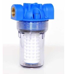 Aquafer 5 İnch Yıkanabilir Filtre 3/4 inc 100 Micron Su Süzme Tortu Pislik Tutucu Filtre - 1