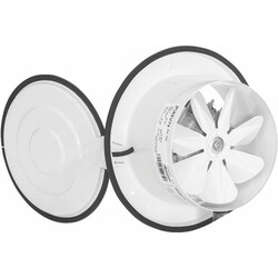 Bvn Bahçıvan Bk 250 Aksiyel Kapaklı Duvar Pencere Aspiratörü - Bahçıvan