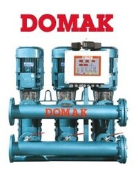 Domak KPDR50A-2 TÜ 3X10Hp 380 Volt Üç Pompalı Panolu Hidrofor - Domak