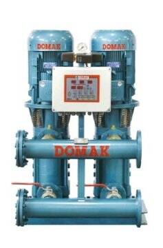 Domak KPDR50B-2 Tİ 2X15Hp 380 Volt İki Pompalı Panolu Hidrofor - 1