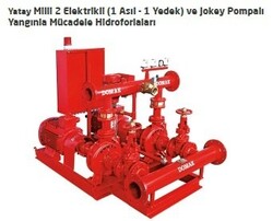 Domak KPY500-3 2x30Hp 1 Asıl 1 Yedek Ve Jokey Pompalı Yatay Milli Yangın Hidroforu - Domak