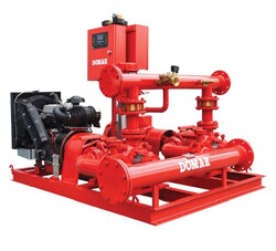 Domak KPY80B-4 2x100Hp 380 Volt 1 Asıl 1 Yedek Ve Jokey Pompalı Yatay Milli Yangın Hidroforu - Domak