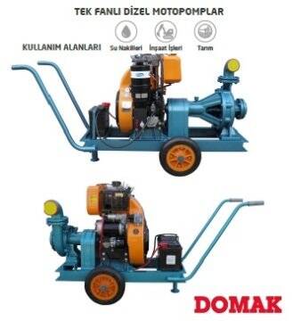 Domak SD325 21.5 Hp Tek Fanlı Dizel Motopomp