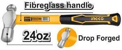 Ingco Fiberglass Saplı Bilyeli Çekiç 660g - 1