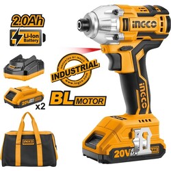 Li-ion Akülü Vidalama Kömürsüz 1/4 İnch 20V 2.0Ah - Ingco