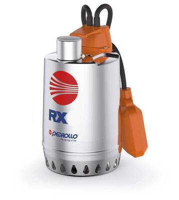 Pedrollo RXm 1 Flatörlü Full Paslanmaz Drenaj Dalgıç Pompa Monofaze(220 Volt) 7.5 mss 9.6 m3/h - 1