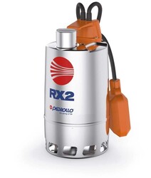 Pedrollo RXm 3/20 Flatörlü Full Paslanmaz Drenaj Dalgıç Pompalar Monofaze (220V) 9 mss 10.8 m3/h - 1