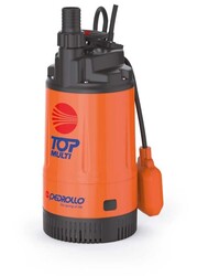 Pedrollo TOP MULTI 2 Flatörlü Plastik Gövdeli Drenaj Dalgıç ve Keson Kuyu Pompası 42 mss 4.8 m3/h - 1