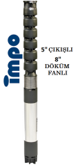 S 8090/06 - 60 HP Döküm Fanlı Dalgıç Pompa - 1