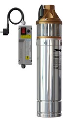 Sumak 4SDM100 4 İnch Paslanmaz Dalgıç Pompa Monofaze (220V) 1HP (Panolu, 30 m. Kablolu) - 1