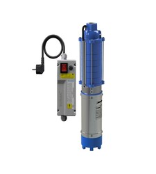 Sumak 5SDT7 Keson Kuyu Dalgıç Pompa 30 Metre Kablolu, Panolu - Sumak Pompa