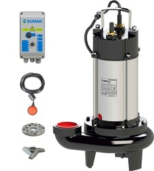 Sumak SBRT18/2 Bıçaklı Foseptik Dalgıç Pompa Trifaze (380V) 1.5 HP - Sumak Pompa