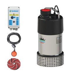 Sumak SDTV 40/2 ZY Trifaze 380 Volt Gömlek Soğutmalı 4 HP Dalgıç Pompa - Sumak Pompa