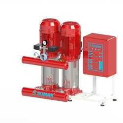 Sumak SHT 16 B 750/7 EEY Çift Pompalı Elektrikli Yangın Hidroforu - Sumak Pompa