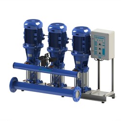 Sumak SHT 24 C 750/6 Düşey Milli Kademeli Üç Pompalı Hidrofor - Sumak Pompa