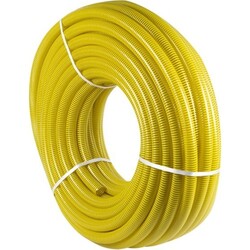 Uzunoğlu Plastik 1 inch Sarı Spralli Emici-Verici Hortum (1 Metre) - 1