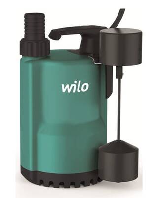 Wilo Drain Compact Gizli Flatörlü Az Kirli Su Drenaj Dalgıç Pompa 5 Mt. Kablolu 8 mss 13 m3/h 220 Volt - 1